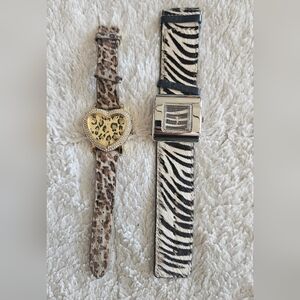 Guess Animal Print Watches Set